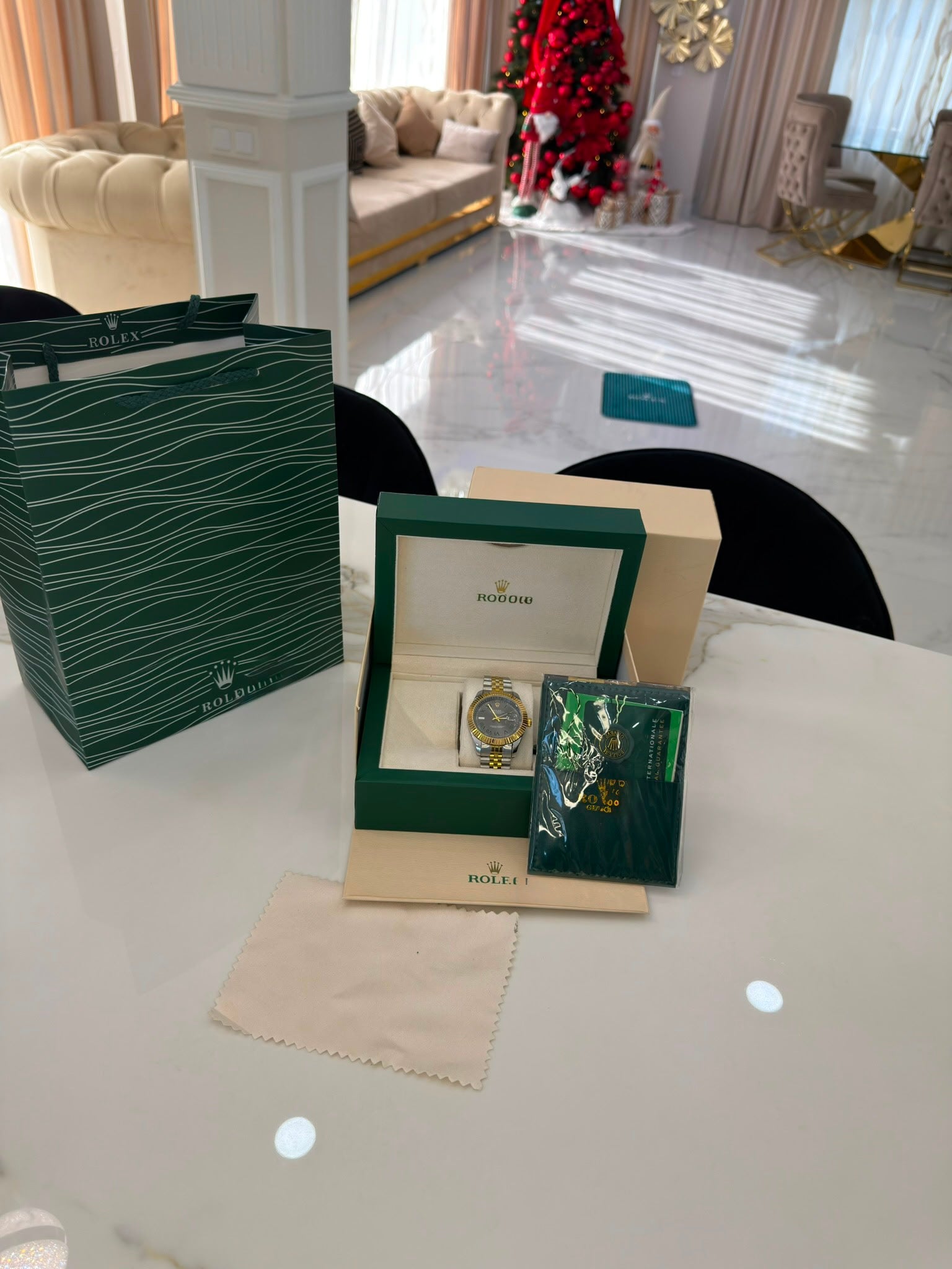 RLX DATEJUST CON CAJA ORIGINAL Y PULSERA DE REGALO