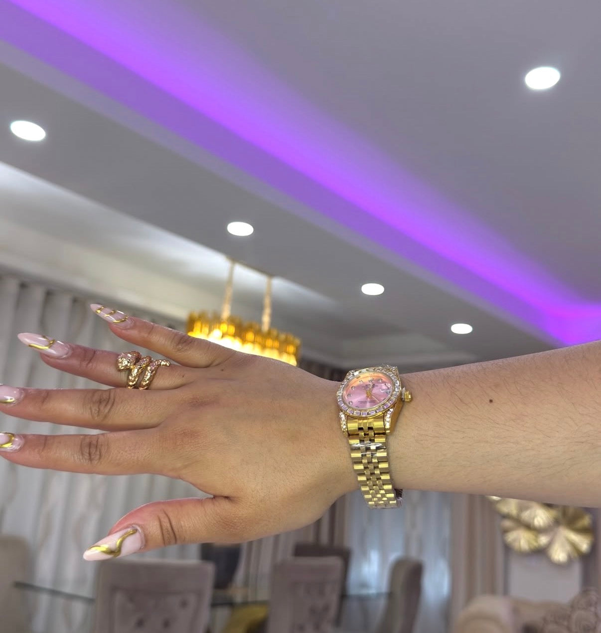 RLX DATEJUST CON CAJA ORIGINAL Y PULSERA DE REGALO