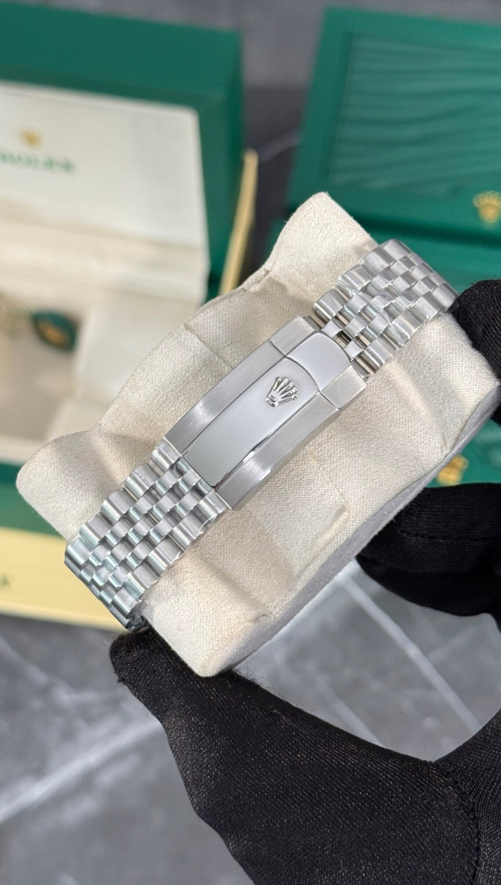 RLX DATEJUST JUBILEE PLATA / AZUL
