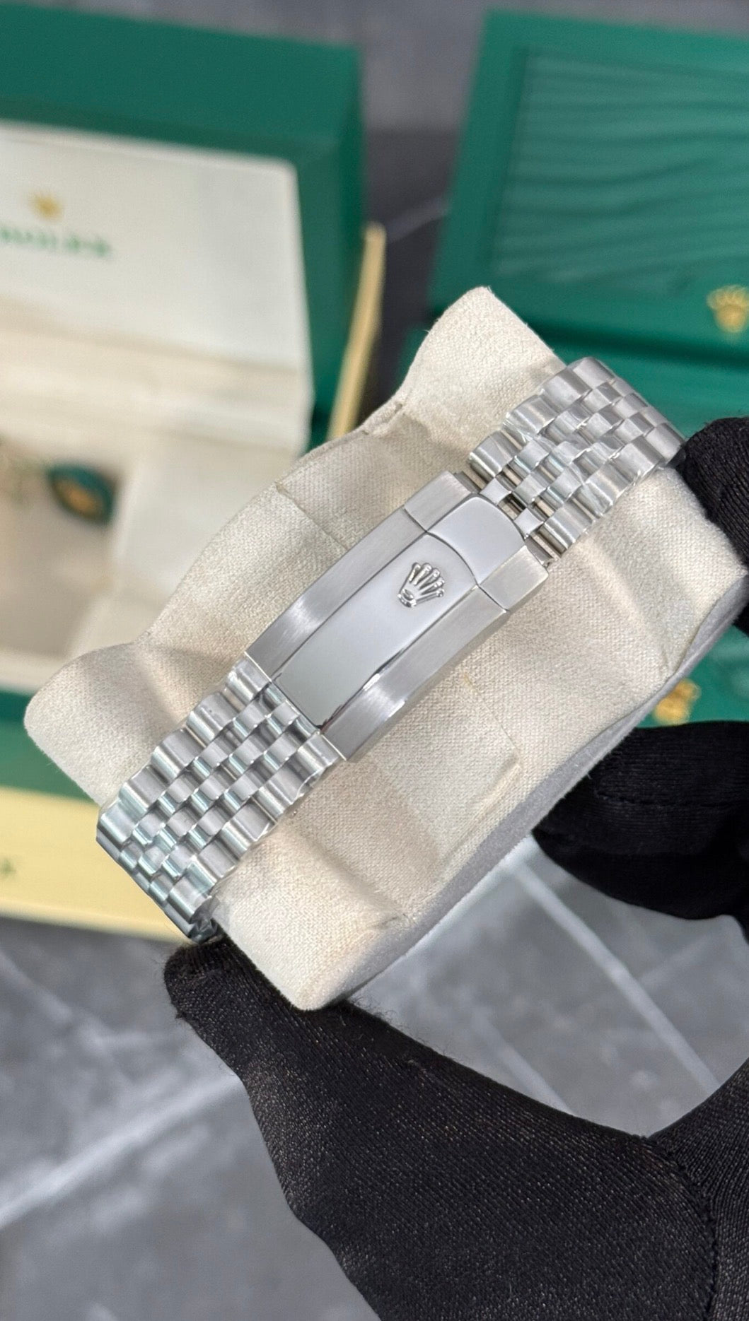 RLX DATEJUST JUBILEE PLATA / AZUL