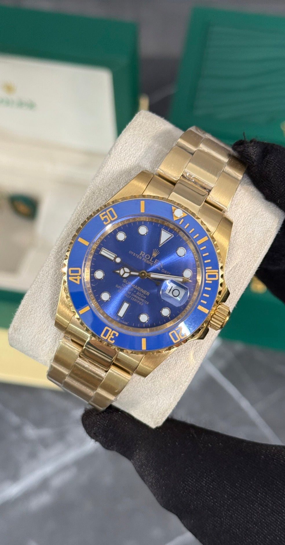 RLX SUBMARINER ORO / AZUL