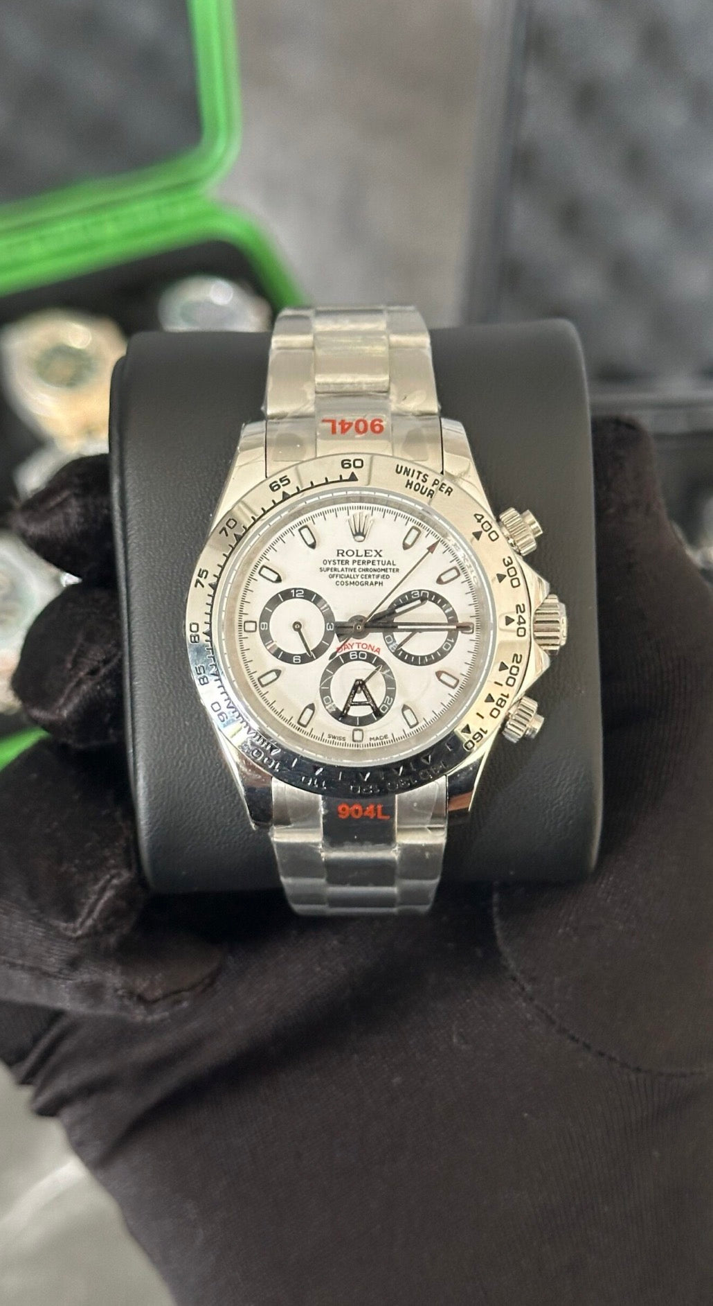 RLX DAYTONA PLATA / BLANCO