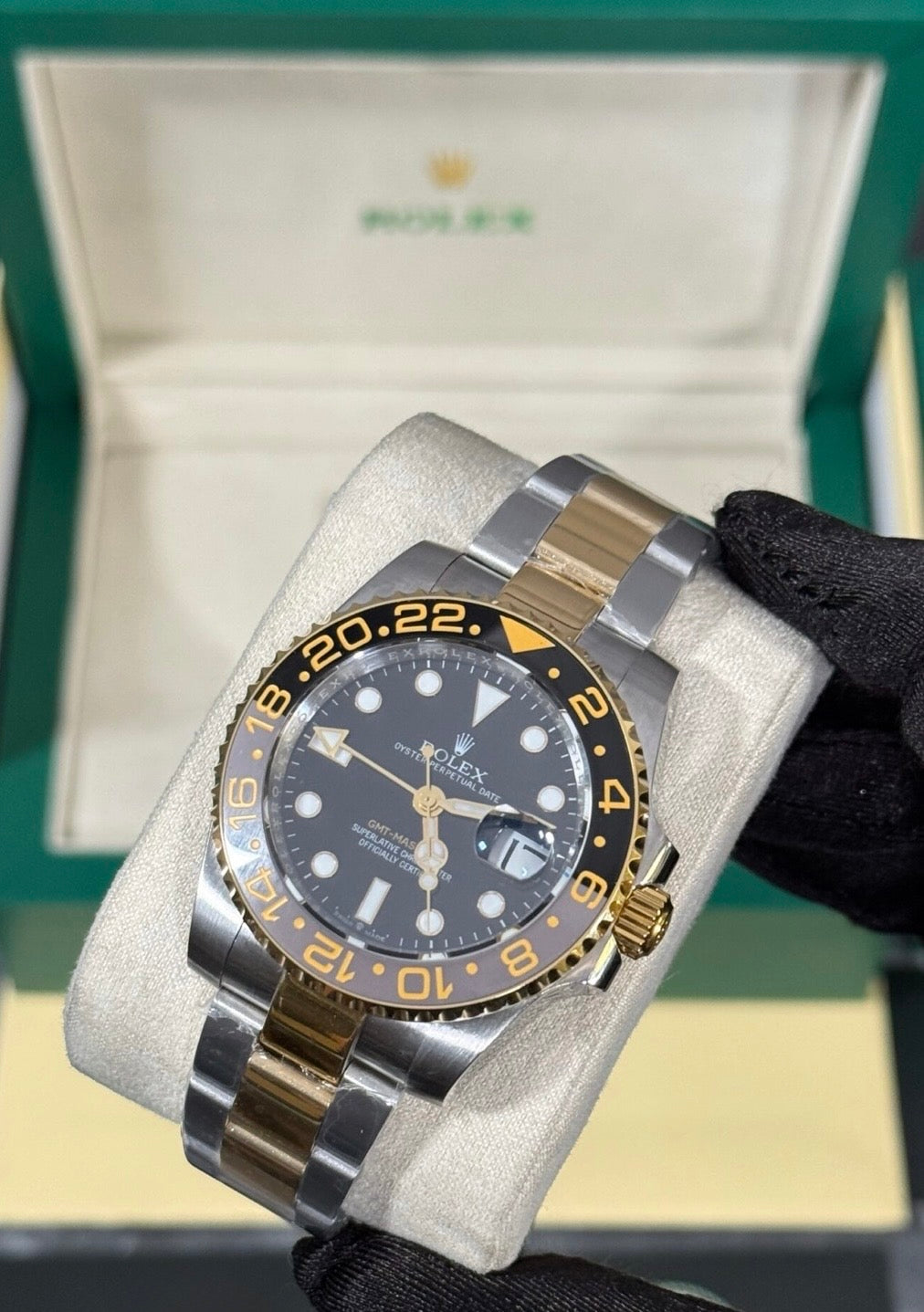 RLX GMT-MASTER II NEGRO / ORO / PLATA
