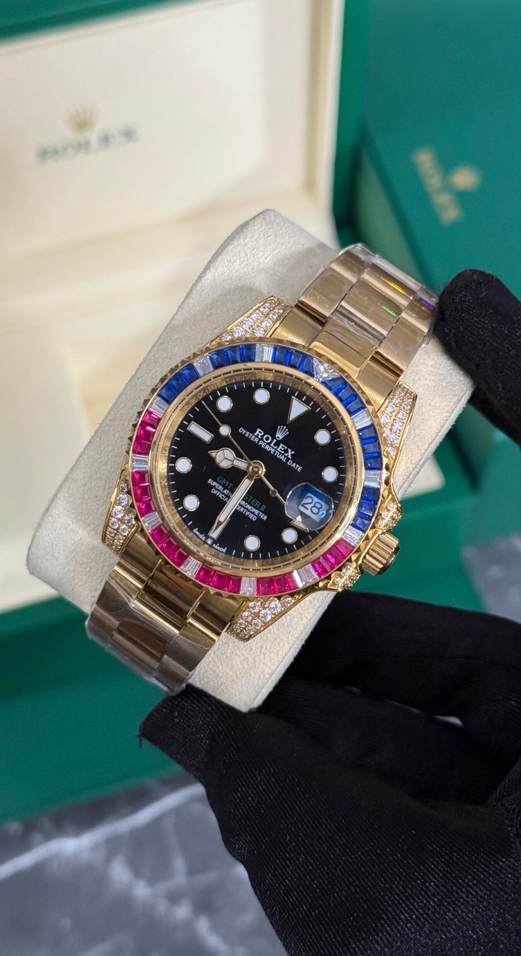 RLX GMAT-MASTER II ORO / DIAMANTES