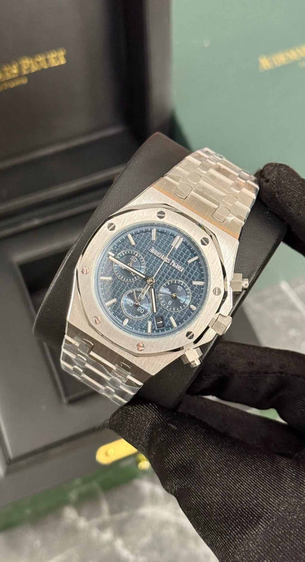 AP ROYAL OAK PLATA / AZUL