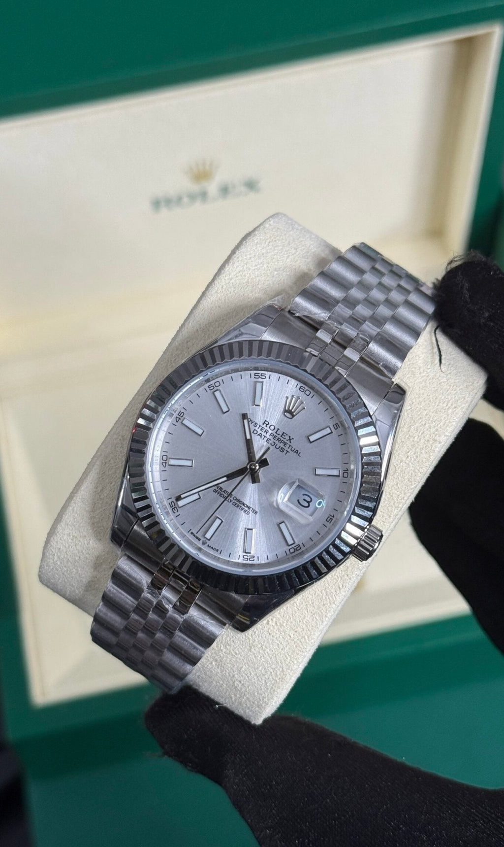 RLX DATEJUST JUBILEE PLATA / GRIS