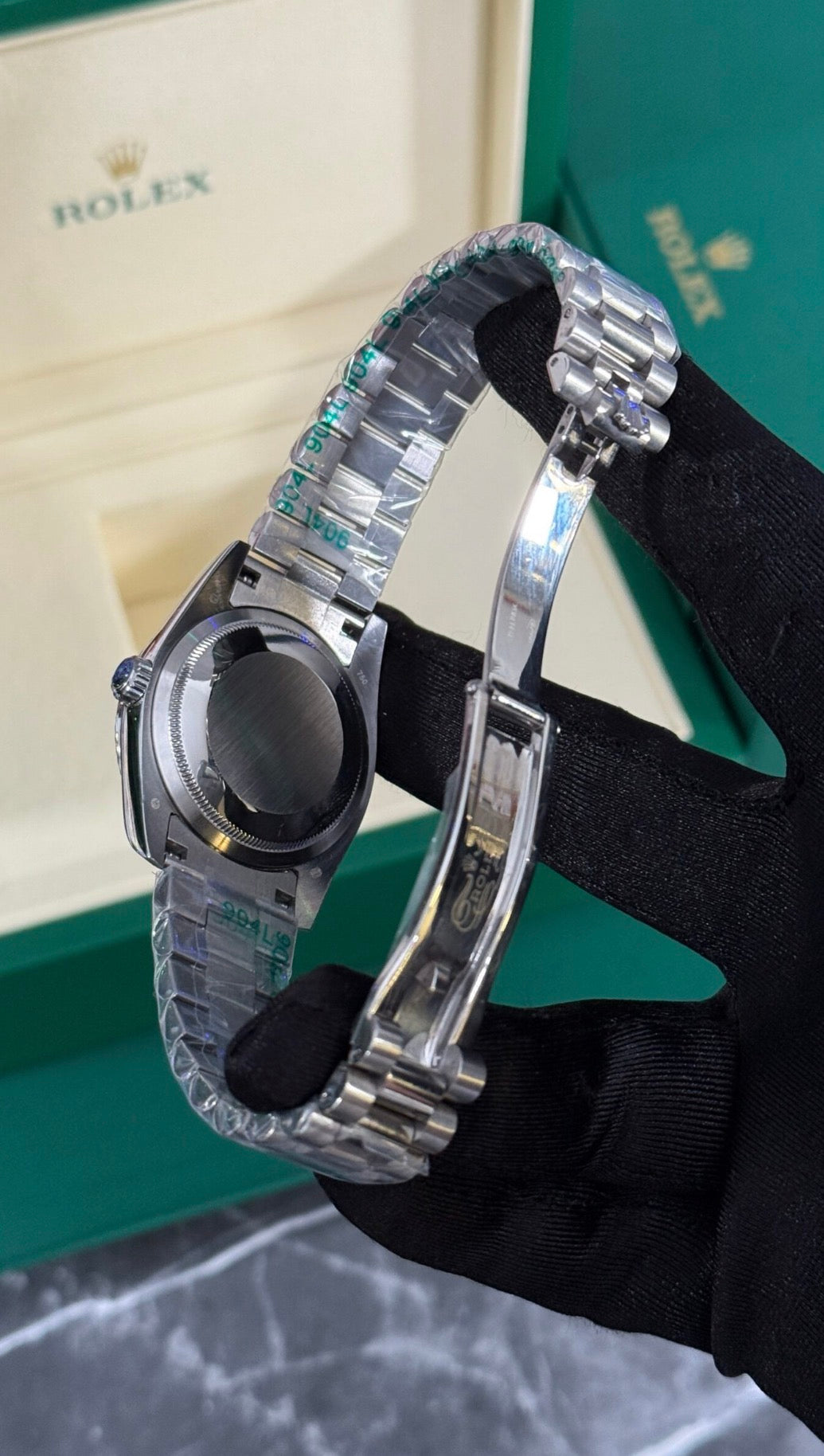 RLX DAY-DATE PLATA / ROSA