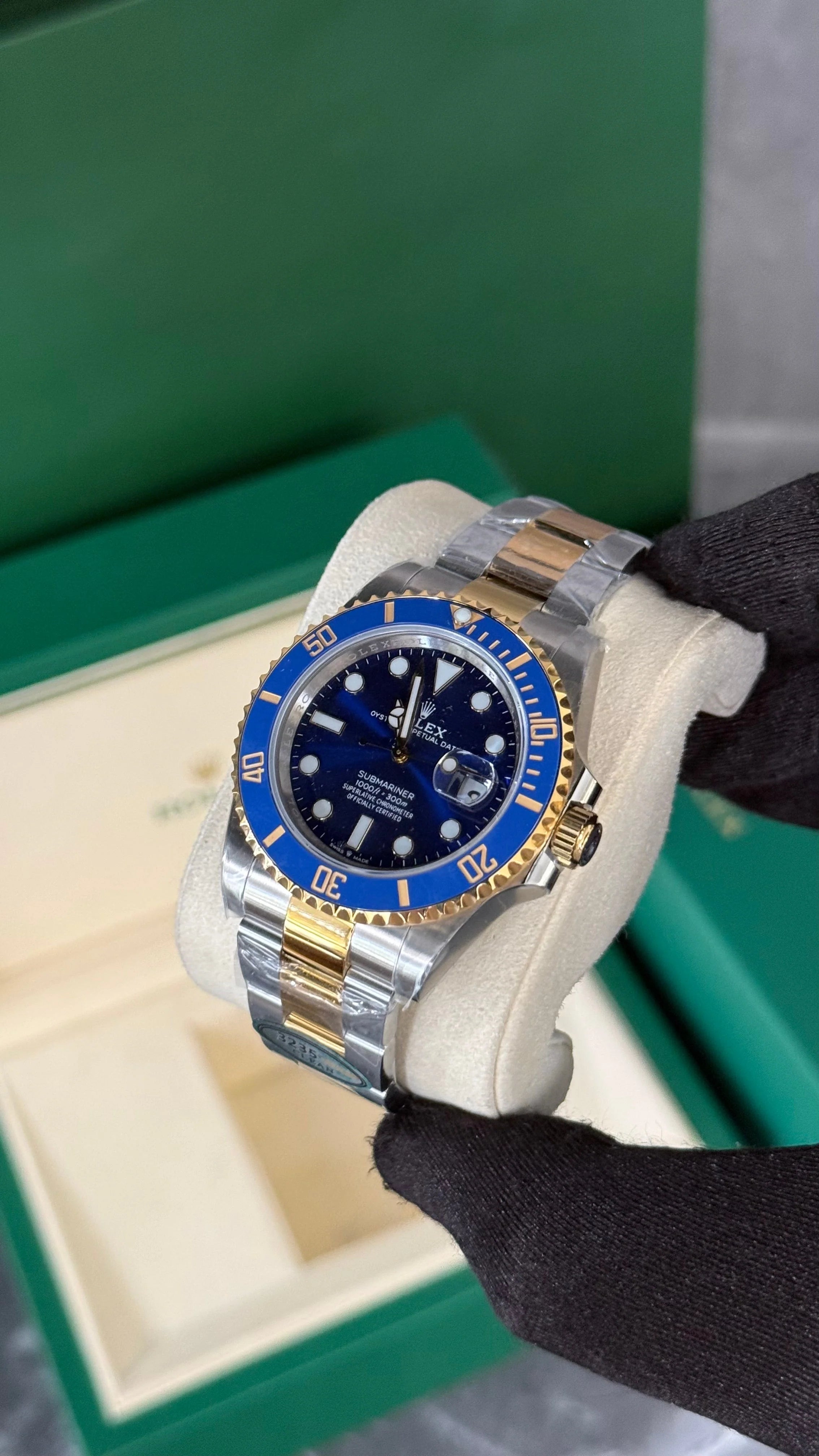 RLX SUBMARINER SUPERCLON AZUL / ORO