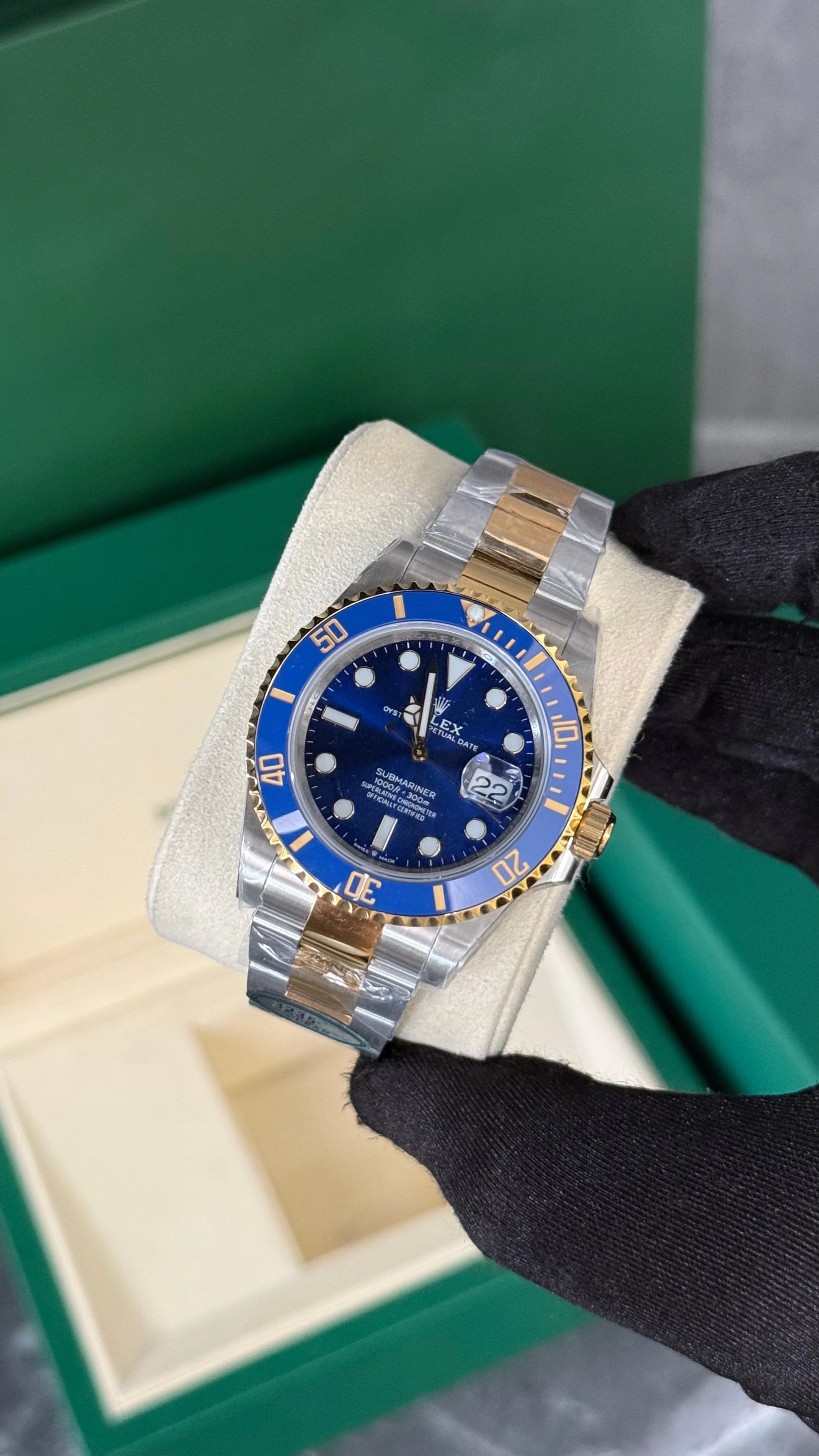 RLX SUBMARINER SUPERCLON AZUL / ORO