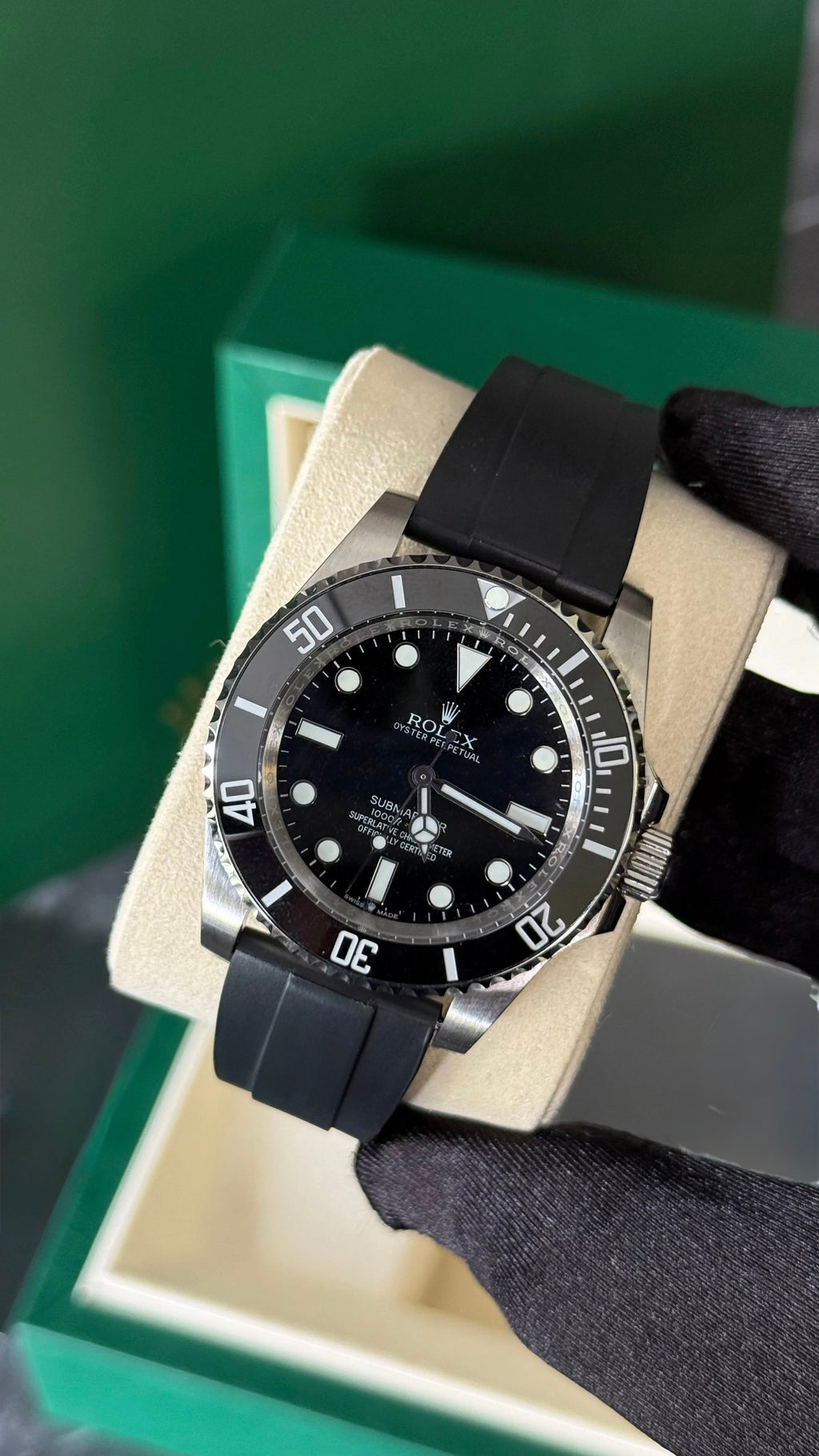 RLX YACHT-MASTER NEGRO / PLATA