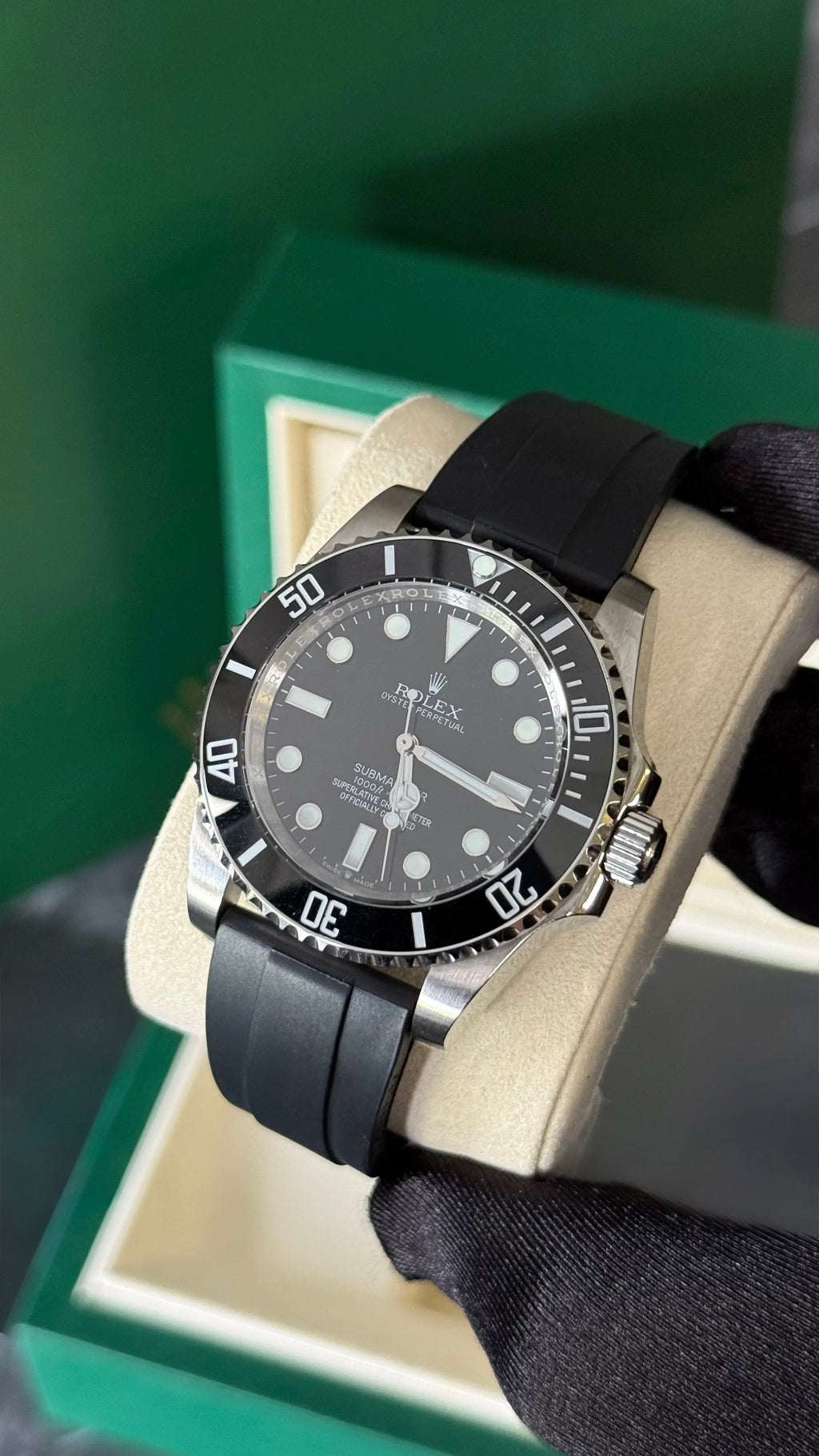 RLX YACHT-MASTER NEGRO / PLATA