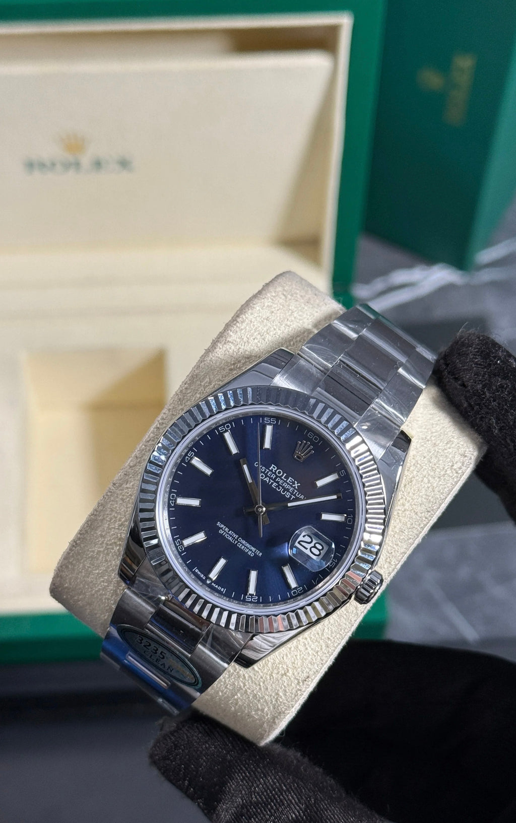 RLX DATEJUST AZUL / PLATA SUPERCLON