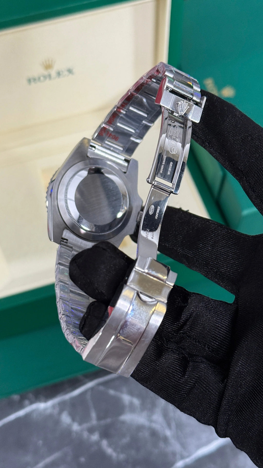 RLX GMT-MASTER II PLATA / DIAMANTES