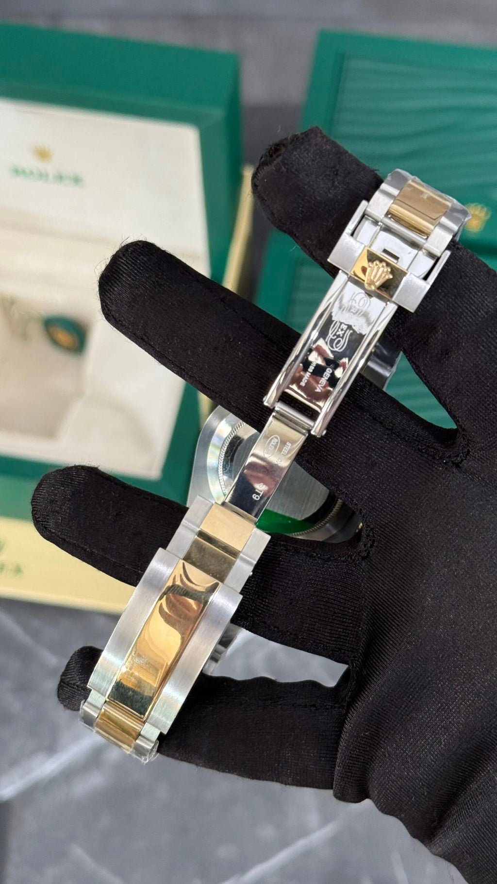 RLX SUBMARINER ORO / NEGRO / PLATA