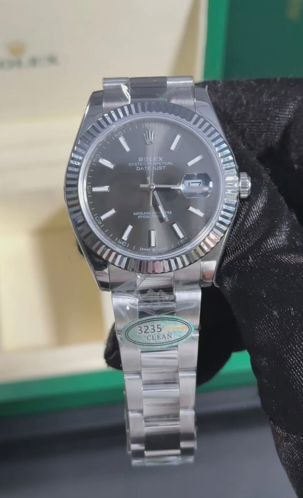 RLX DATEJUST JUBILEE GRIS SUPERCLON