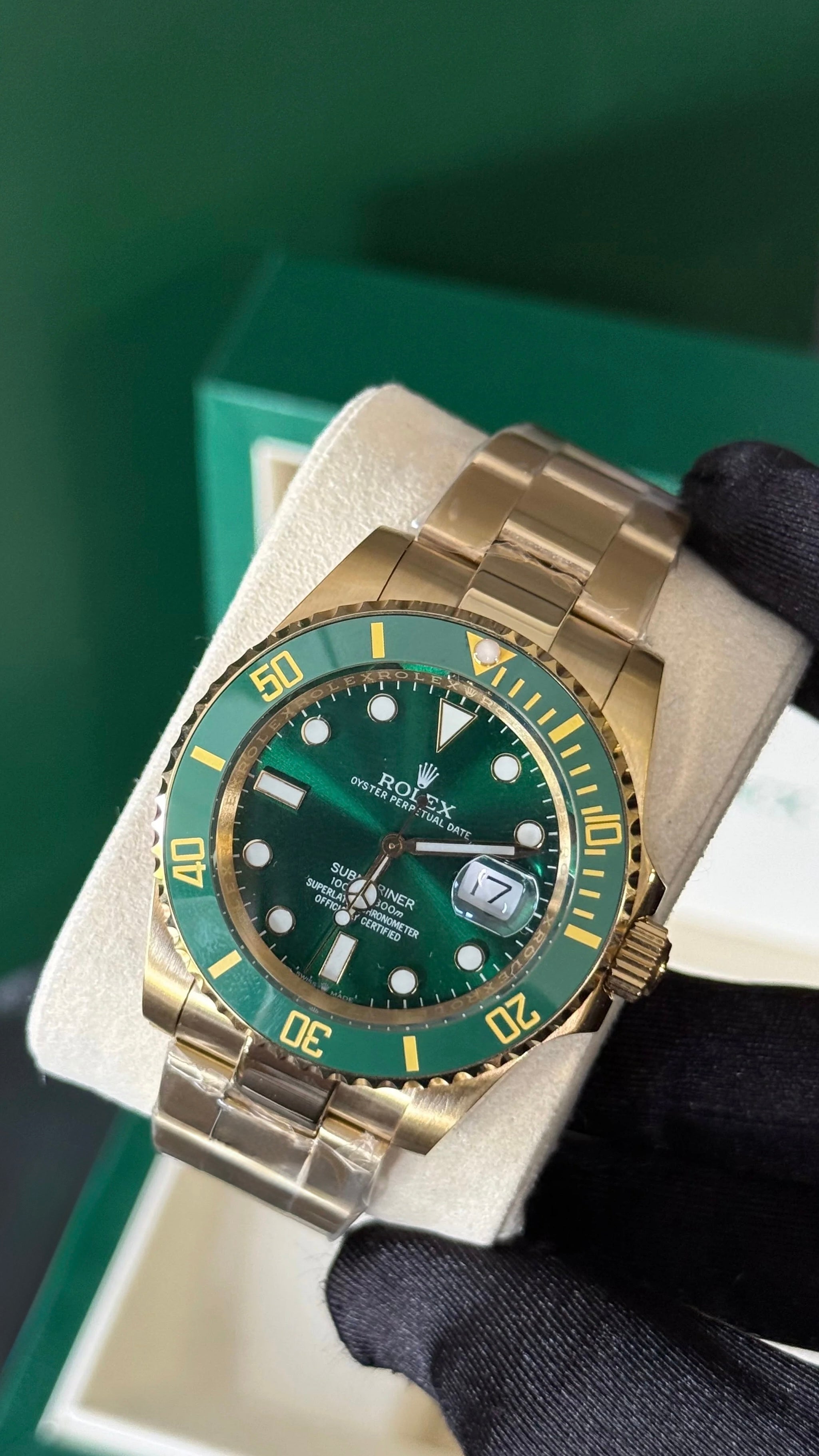RLX SUBMARINER ORO / VERDE