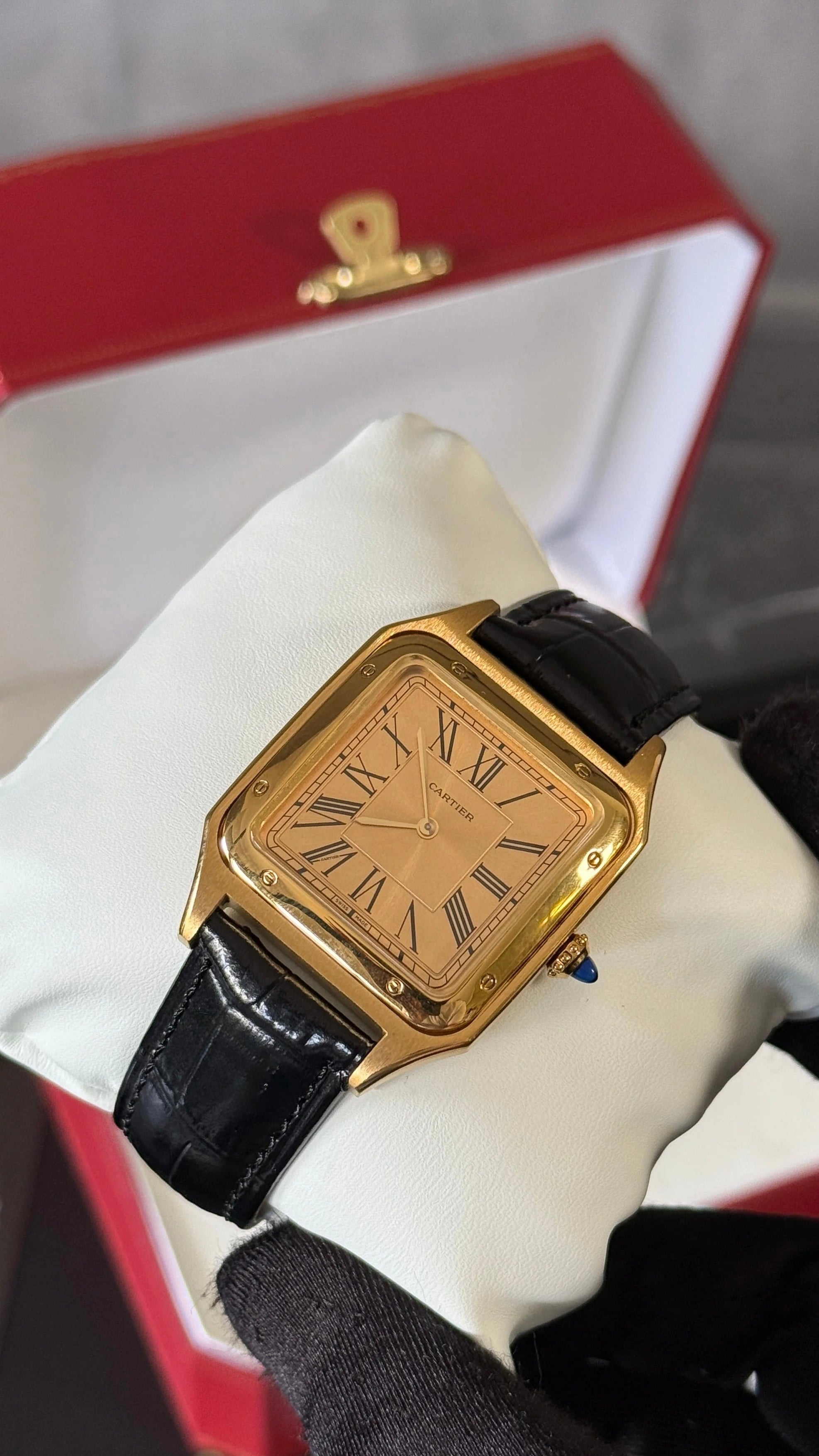 CRTR SANTOS DUMONT FULL ORO / NEGRO