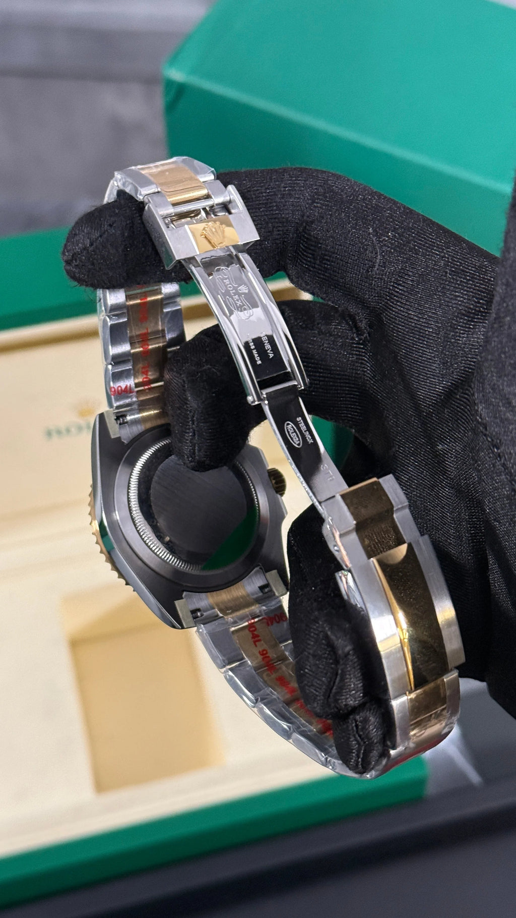 RLX GMT-MASTER II NEGRO / ORO / PLATA