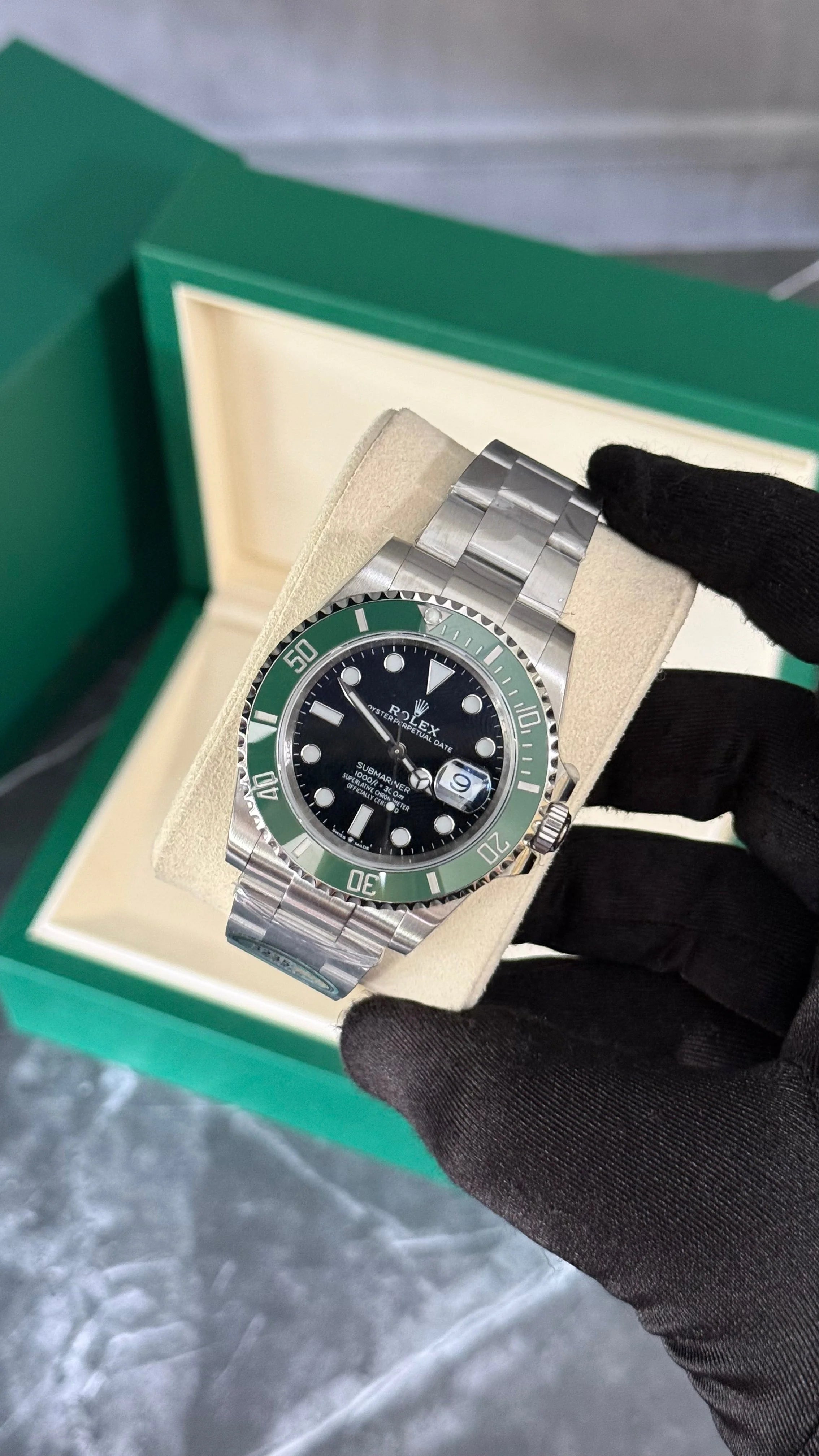 RLX SUBMARINER KERMIT NEGRO / VERDE SUPERCLON