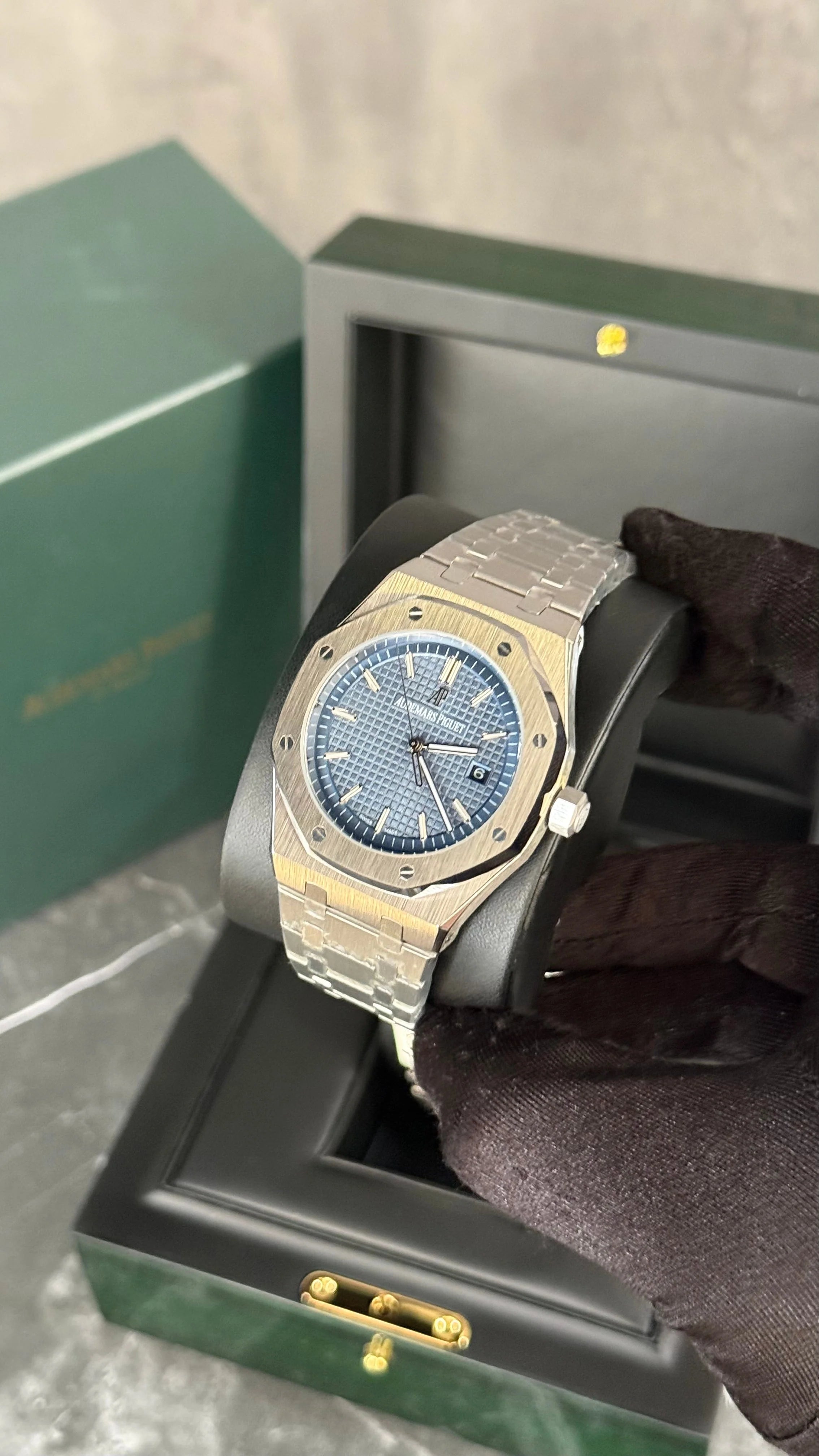 AP ROYAL OAK AZUL / PLATA