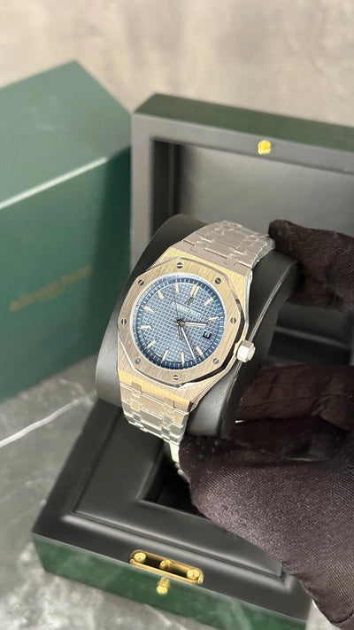 AP ROYAL OAK AZUL / PLATA