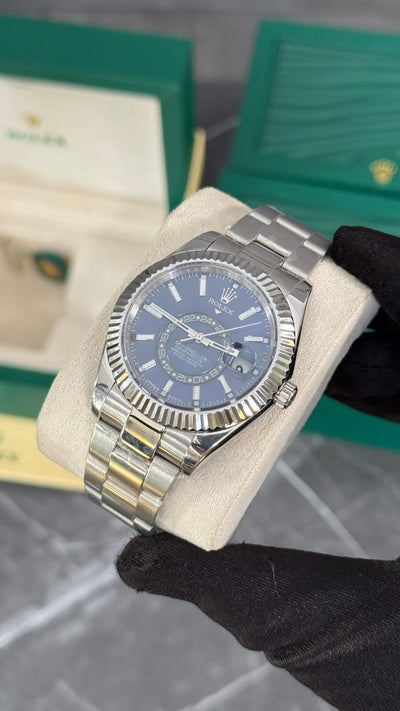 RLX SKY-DWELLER PLATA / AZUL
