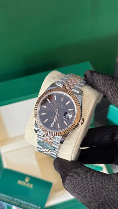 RLX DATEJUST BICOLOR ORO / ROSA / PLATA SUPERCLON