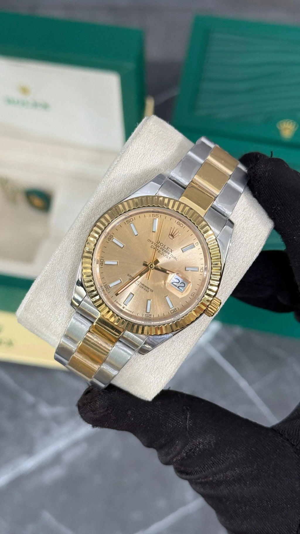 RLX DATEJUST BICOLOR / ORO