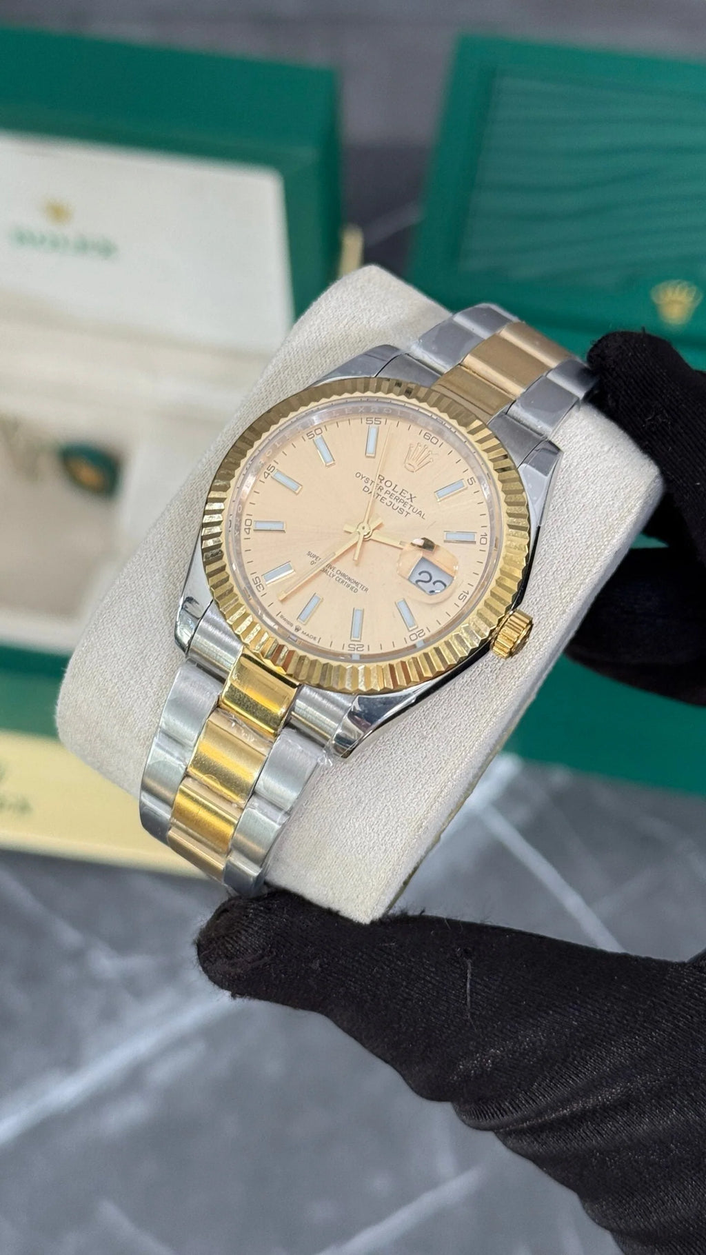 RLX DATEJUST BICOLOR / ORO