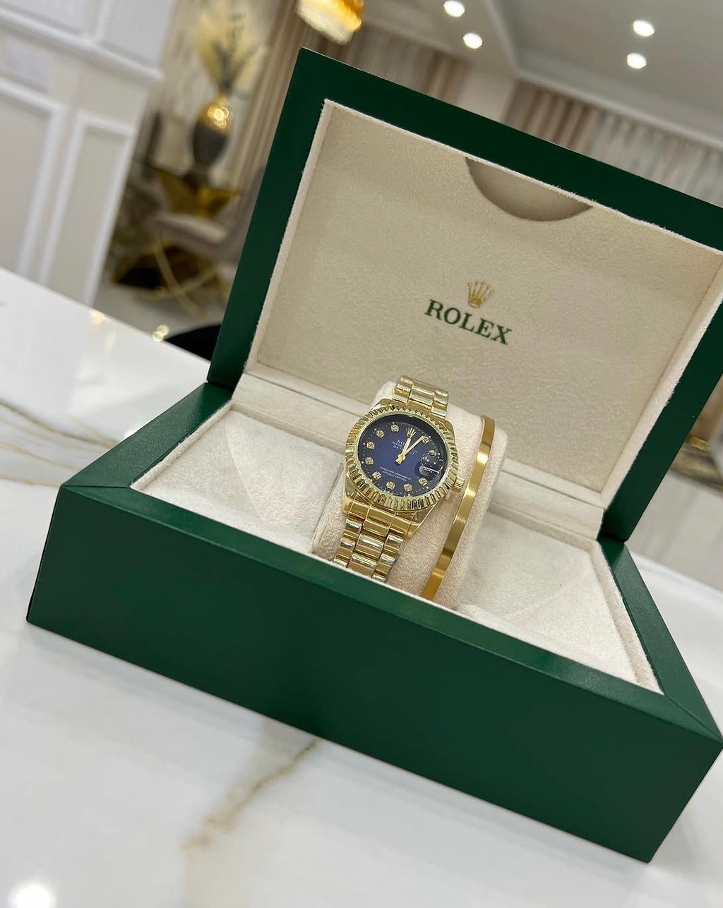 RLX DATEJUST CON CAJA ORIGINAL Y PULSERA DE REGALO