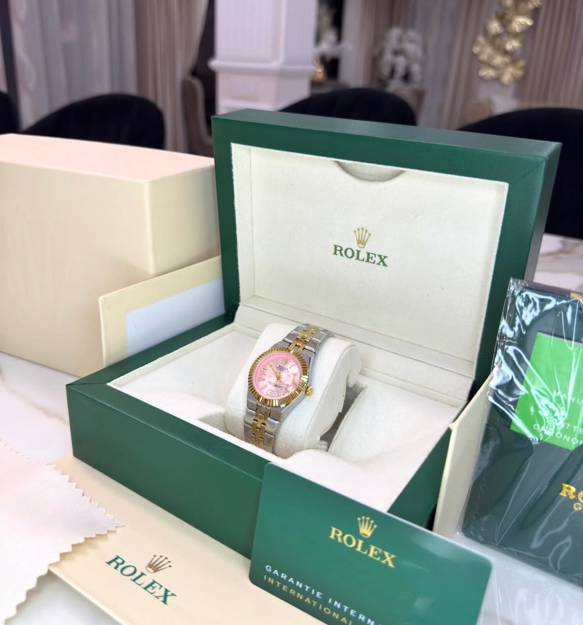 RLX OYSTER MUJER CON CAJA ORIGINAL Y PULSERA DE REGALO