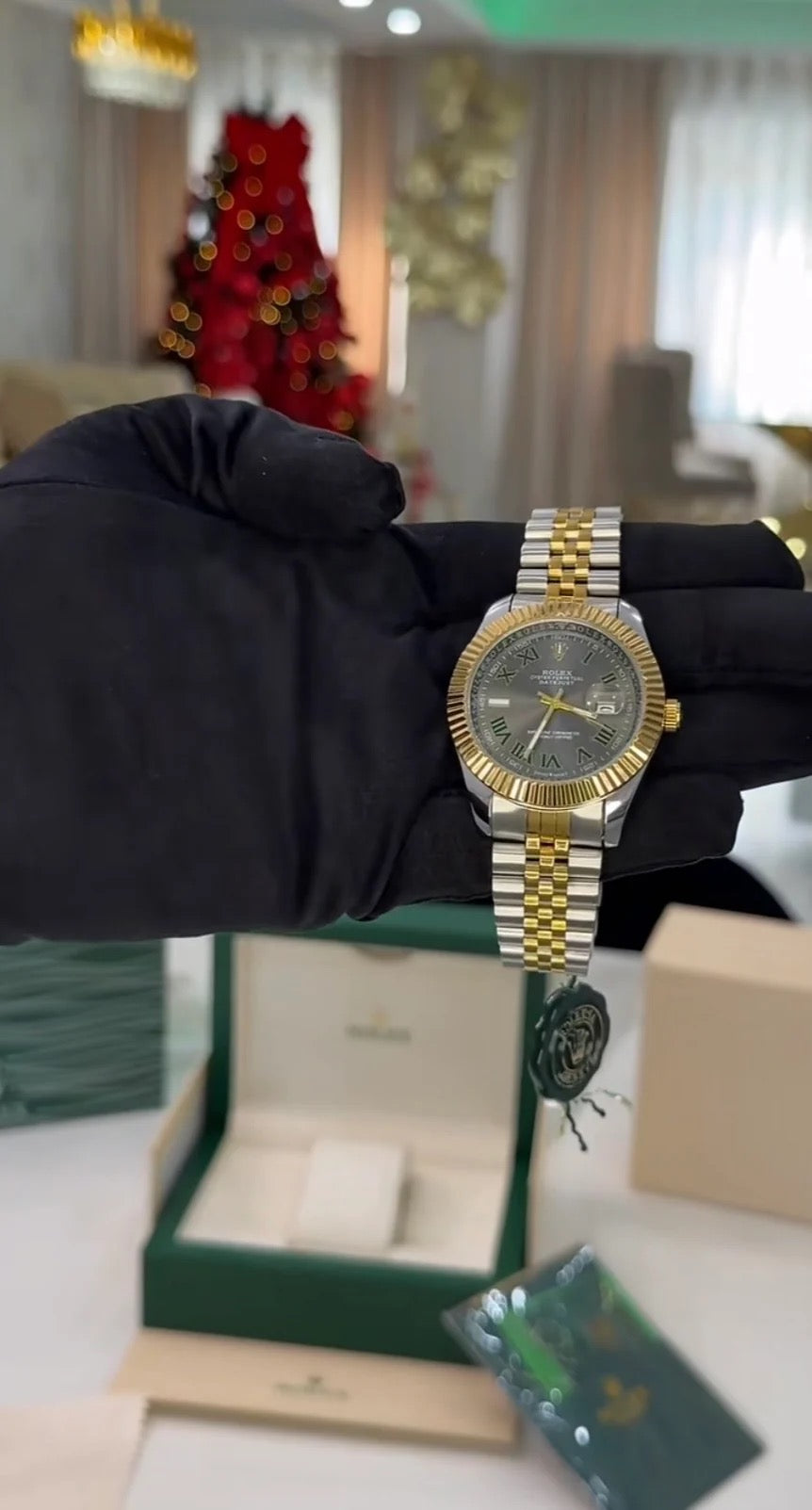 RLX DATEJUST CON CAJA ORIGINAL Y PULSERA DE REGALO